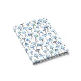 Blue Shrooms Journal - Ruled Line