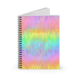 Rainbow Melt Spiral Notebook - Ruled Line
