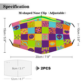 Disco Squares Reusable Mask
