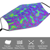 Psychedelic Mess Reusable Mask