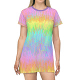 Rainbow Melt T-Shirt Dress