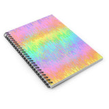 Rainbow Melt Spiral Notebook - Ruled Line