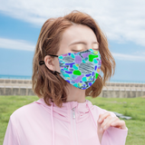 Electric Party Blues Reusable Mask