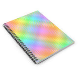 Rainbow Grid Spiral Notebook - Ruled Line