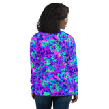 Groovy Blues Unisex Bomber Jacket