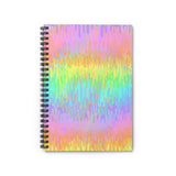 Rainbow Melt Spiral Notebook - Ruled Line