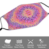 Rainbow Stoned Reusable Mask