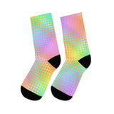 Rainbow Grid Socks