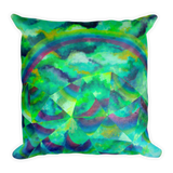 Mirrored Mountain Pillow