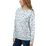 Blue Shrooms Unisex Sweatshirt