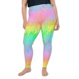 Rainbow Melt Plus Size Leggings