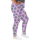 Pastel Crystal Cluster Plus Size Leggings
