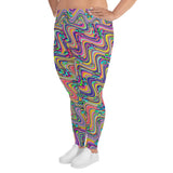 Wavy Daisy Plus Size Leggings