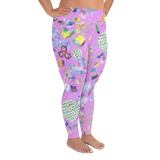 Bubblegum Garden Plus Size Leggings
