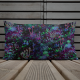 Midnight Mushrooms Rectangular Pillow