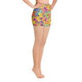 Groovy Shrooms Yoga Shorts