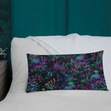 Midnight Mushrooms Rectangular Pillow
