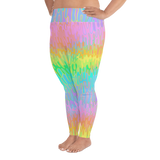 Rainbow Melt Plus Size Leggings