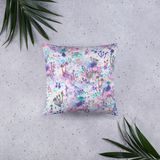 Fairy Fungus Square Pillow