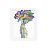 Mushroom Queen Framed Print