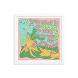 Opportunity to Grow Pastel Framed Print