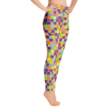 Disco Squares Yoga Leggings