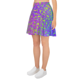 Psychedelic Mess Skater Skirt
