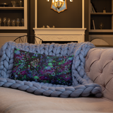 Midnight Mushrooms Rectangular Pillow