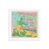 Opportunity to Grow Pastel Framed Print