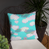 Cloudy Daze Square Pillow
