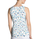 Blue Shroom Long Tank Top