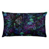 Midnight Mushrooms Rectangular Pillow