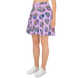 Pastel Crystal Cluster Skater Skirt