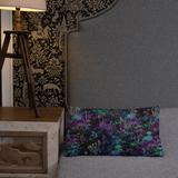 Midnight Mushrooms Rectangular Pillow