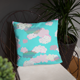 Cloudy Daze Square Pillow