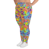 Groovy Shrooms Plus Size Leggings