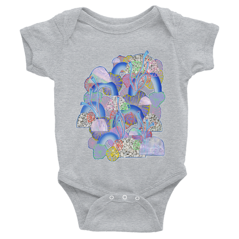 Grey Organism Infant Bodysuit