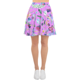 Bubblegum Garden Skater Skirt