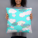 Cloudy Daze Square Pillow