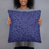 Wormhole Square Pillow