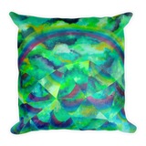 Mirrored Mountain Pillow