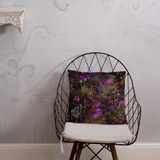 Sunset Shrooms Square Pillow