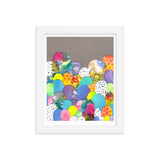 Gumdrops Mountaintops 4 Framed Print