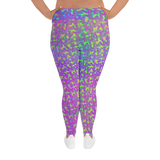 Psychedelic Mess Plus Size Leggings