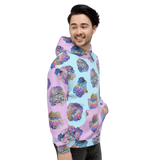 Crystal Cluster All-Over Unisex Hoodie
