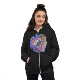 Crystal Cluster Unisex Zip Hoodie