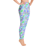 Electric Party Blues Yoga Leggings