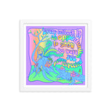 Opportunity to Grow Rainbow Framed Print