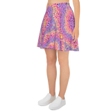 Rainbow Stoned Skater Skirt