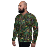 Midnight Mushrooms Bomber Jacket